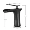 Bathroom Sink Faucets Vidric Golden Waterfall Faucet Basin Mixer Single Handle Kitchen Cold And Water Tap Chrome W