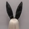 Plysch kanin hårband stora kanin öron pannband huvudbonader söt pannband klänning dekor för hår flicka hårtillbehör