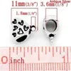 100pcs alloy Bails spacer Beads Antique silver charms For diy necklace Jewelry Making findings 9x11mm268P
