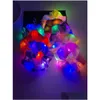 Led Rave Toy Hair Scrunchies Light Up Scrunchie Elastic Women Girls Bands for Halloween Christmas Party Drop Leverans Toys Gifts Ligh Dh7ik