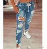 Designer Sexy Vrouwen gat Jeans 3XL Kwastje Slit Denim Potlood Broek Casual Rechte Mode Vrijetijdsbroek