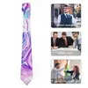Bow Ties Water Marble Tie Purple Blue Retro Casual Neck For Adult Wedding Party Quality Collar Custom Diy Nathis Accessories