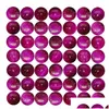 Crystal 49Pcs 10Mm Natural Round Stone Bead Loose Gemstone Diy Smooth Beads For Bracelet Necklace Earrings Jewelry Making Dro Dhgarden Dhquv