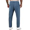 Pantalons pour hommes 2023 Printemps Automne Casual Hommes Mode Côtelé Corduroy Design Streetwear Hommes Loisirs Couleur Solide Pantalon Droit