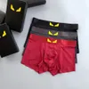 Mens Designers Boxers Marcas Cuecas Sexy Clássico Homem Boxer Casual Shorts Suave Respirável Roupa Interior Gelo Seda Hipster Anti-bacteriano Boxers Sem Costura