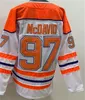 Man Heritage Classic Hockey 97 Connor McDavid Jerseys Reverse Retro 29 Leon Draisaitl 93 Ryan Nugent-Hopkins 91 Evander Kane All Stitch Navy Blue Orange White