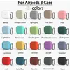 Étui pour Apple Airpods 1 2 3 Pro Pro2, accessoires pour écouteurs, casque Bluetooth sans fil, en silicone, Apple Air Pod 3, étui airpods3