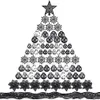 74 Pcs Christmas Ornaments Set Shatterproof Christmas Ball Ornaments Assorted Christmas Tree Decorations with Hanging Snowflakes Artificial