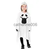 Special Occasions Girls Halloween Cosplay Witch Costume Carnival Scary Costumes Kids Children White Terror Costume Cosplay Robe for Kids x1004