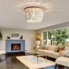 Lámpara de techo con cuentas de madera drapeada en capas clásica vintage de 12,6 pulgadas, luz de techo para comedor, luz de techo para dormitorio, luz de entrada, color blanco