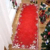 5x7 Weihnachtsteppich Schlafzimmer Wohnzimmer Rutschfester Überwurfteppich für den Innenbereich