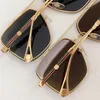 New fashion design square sunglasses 1593 exquisite metal frame cut lens simple and popular style outdoor uv400 protection glasses