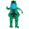 Särskilda tillfällen Hot Frog Uppblåsbar kostymdräkter Klänning Anime Cosplay Christmas Carnival Halloween Party Costume For Adult Roll Play X1004