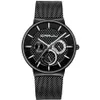 Heren Horloges Luik Mode Topmerk Luxe Quartz Horloge Mannen Casual Slim Mesh Staal Datum Waterdicht Sport Horloge Relogio Masculino Y259s