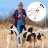 Dog Collars Three Way Leash Multi Splitter Strong Lead Leashes Pet Traction Rope With 360 Swivel Device Padded Handle No Tangles
