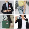 Sublimation Blanks Blank Retractable Badge Holder With Belt Clip Nurse Id Reels For Office Worker Doctor Key Card Name Tag Thermal