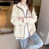 2023 Fashion Jacket Knitwear Women's Zipper Letter Fall Style Women's Designer Casual Ocean Style Loose Sweater Cardigan318F