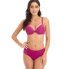 Vrouwen Bh Set 3 4 Cup Beugel Ondergoed Vrouwelijke Push Up Bh Kanten Bralette Lingerie Slips Sets 32-38 B-C-D-DD-DDD-E288C