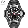 Smael Men Watches Fashion Sport Super Cool Quartz LED Digital Watch 50m Watertproof Wristwatch Men's Clock Relogio Masculino 2241s