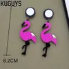 Flamingo's Dangle Oorbellen voor Dames Mode Acryl Jewelry260B