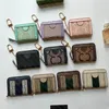 Purse Keychain wallet Men printing The letters Zipper Women Designer Keyring Holder Leather Coin Metal Key Wallets Chain