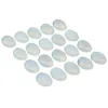 Pedras preciosas soltas Opalite Oval Flat Back Gemstone Cabochons Cura Chakra Crystal Stone Opala Bead Cab Ers Sem Furo para Jóias Dhgarden Dhnzv