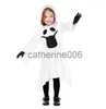Besondere Anlässe Mädchen Halloween Cosplay Hexenkostüm Karneval Gruselkostüme Kinder Kinder Weiß Terror Kostüm Cosplay Robe für Kinder x1004