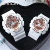 Montres-bracelets SANDA hommes et femmes montre Top marque Couple LED étanche sport G Style Quartz horloge Relogio Masculino330K
