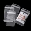 Jewelry Pouches 20Pcs Transparent OPP Plastic Small Zipper Display Self Sealing Bags For Storage Bag Gift Packaging