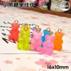 32pcs resin gummy candy necklace charms very cute keychain pendant necklace pendant for DIY decoration278V