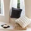 Pillow Tie-dye Tuscan Faux Fur Back For Bed Chair High Quality Soft Fluffy Throw Plush Sofa S Pillows