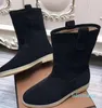 Winter Warm Mens womens casual Fur boots loro designer open walk flats Snow Short Boot Plus