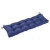 Pillow Comfortable Sitting Soft Thicken Outdoor Bench Non-slip Elastic Rectangle Shape Ideal For Garden Patio Furniture