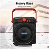 Przenośne głośniki bezprzewodowe głośnik subwoofer stereo Boombox głośno dźwięk ciężki bas w czasie rzeczywistym Wsparcie TF Karta/FM/USB INP DHHAP