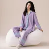 Kvinnors sömnkläder vårens höstvinter bomullspyjamas för kvinnor män lång mantel jacka söt hemkläder älskare flanell varm lounge badrock