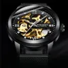 Szkielet zegarek Nowy sport Fngeen Mechanical Watch Fashion Mens Watches Top Mander Montre Homme Clock Men Automatyczne zegarek 210407210o