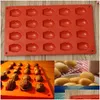 Outils de gâteau 20 cavités DIY Gadgets de cuisson Mini Madeleine Shell Pan Sile Moule à chocolat Cuisson Ustensiles Drop Livraison Maison Jardin K Dhqob