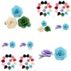 Haarschmuck Rose Clips Nette Barrettes Haarnadel Mticolor für Kinder Baby Mädchen Clip Blume Kopfbedeckung Drop Lieferung Mutterschaft Dh3Mq