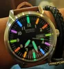 Andere horloges EPOCH Lichtgevend horloge Rainbow Light Heren Automatisch mechanisch Japan TOP-beweging 21 juwelen Sapphire WR100M Zwemmen militair horloge 230928
