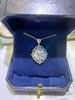 Catene 5CT Moissanite Ciondolo con diamanti D Colore VVS Taglio brillante Donna S925 Collana in argento sterling Sposa Essere fidanzato Sposare Gioielli di lusso