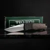 Protech PR-1.51 Magic BR-1 Knivar Automatisk utkastande vikkniv Whiskers 154cm Blad CNC Aviation Aluminiumlegering + koldioxidhandtagshandtag Camping utomhus EDC-verktyg