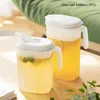 Hip Flasks 2200ml PP Party Summer Home Kitchen With Lid Large Capacity Dishwasher Safe Freezer Dispenser Water Pitcher Jug Fridge Door