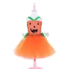 Special Occasions Pumpkin Dresses for Baby Girls Tutu Dress Witch Halloween Costume for Kids Girl Pumpkin Clothes for Carnival Party x1004
