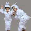Костюм белого кролика для особых случаев, детский костюм для девочек и мальчиков, комбинезон для косплея, Хэллоуин, Пасха, костюмы для косплея для детей x1004