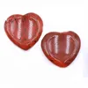 Pietra 40 mm cuore sciolto guarigione amore tasca palma diaspro rosso preoccupazione per l'ansia Reiki Ncing rocce pietra preziosa fattoria cucina Dr Dhgarden Dhs4A