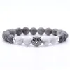 Perline di labradorite naturale perline Bracciale da uomo Fascino carino Gioielli di moda per bambini Ciondolo gufo di giada Amicizia Pietra Goccia Consegna Bracciale Dhkfy