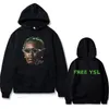 Young Thug Thugger Slime Season Concert Hoodie Pink Rare Hip Hop Graphic Hoodies Men's Rap Streetwear Men Oversized Sweatshirt 23ss