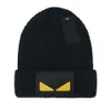 Cappello lavorato a maglia Beanie Cap Due occhi Designer Skull Caps Stile casual per uomo Donna Cappelli invernali 10 colori2767