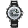 Luksusowa marka Weide Men Sports Sports Watches Analog Kwarc Męski Zegar LED Męski Wojskowy zegarek na nadgarstek Relogio Masculino Ly191302z