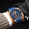 MINI FOCUS Mens Watches Top Brand Luxury Fashion Sport Watch Men Waterproof Quartz Relogio Masculino Silicone Strap Reloj Hombre C168D
